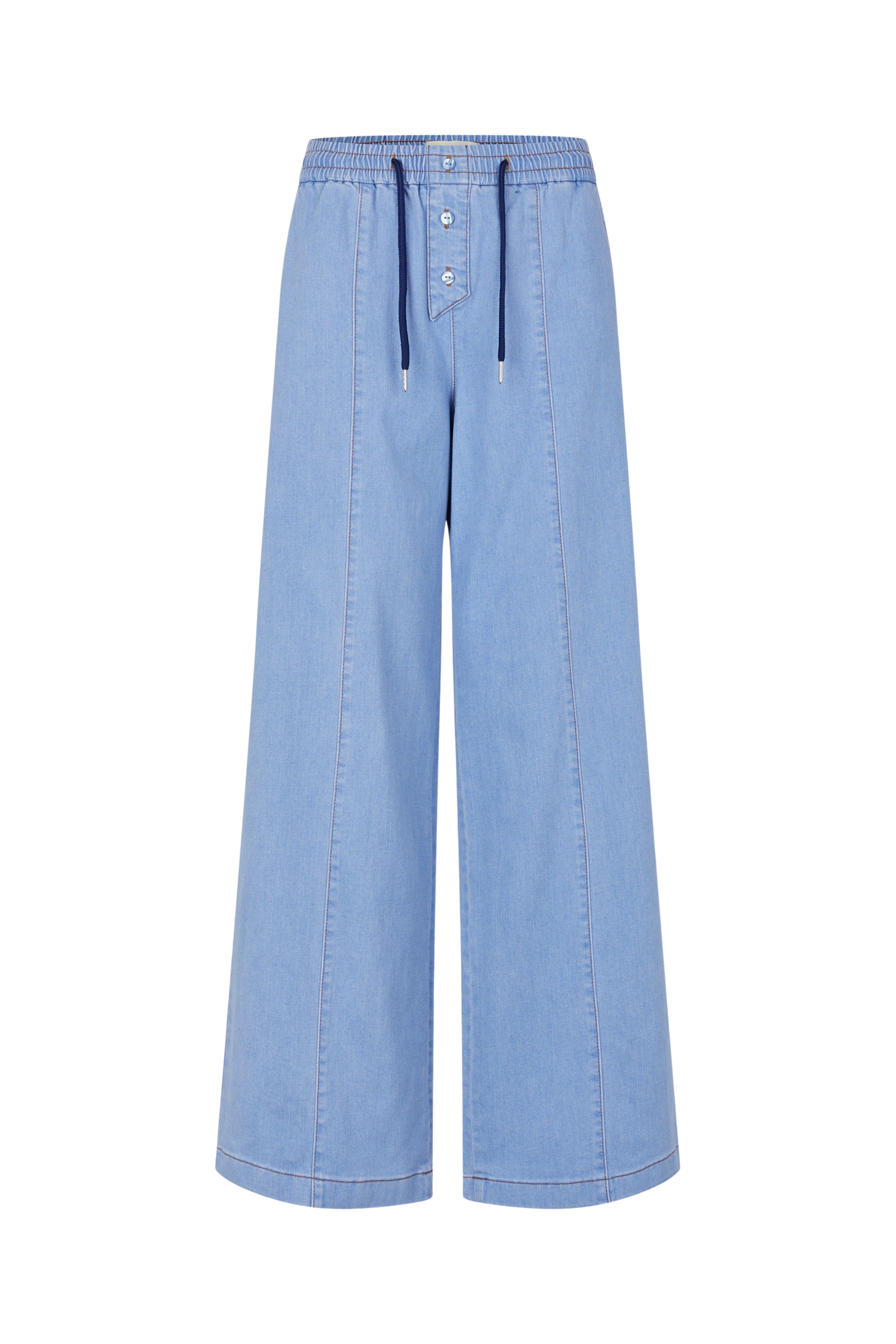 Noiella wide leg jeans - Azurine Blue Patch
